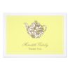 Thank You Flat Note Cards | High Tea Theme Invitation Card