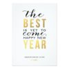 The Best Is Yet To Come | New Year Photo Card Invitation Card