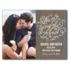 The Knot Save The Date Card - Rustic Bark Postcard