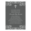 Traditional Cross Baptism/Christening Invitation Card