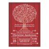 Tree Of Knowledge Teacher Retirement Invitation Card