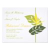 Tropical Floral Rehearsal Dinner Invitation Card