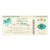 Turks & Caicos Save The Date Boarding Pass Invitation Card
