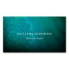Turquoise Blue Mandala Zen Business Card Business Cards