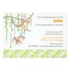 Twin Boy And Girl First Birthday Invitation Card