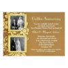 Two Photos Wedding Anniversary Invitation Card