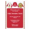Ugly Christmas Sweater Party Invitation Card