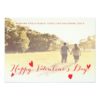 Valentine'S Day Holiday Family Photo Card Invitation Card