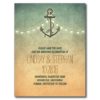 Vintage Anchor Nautical Save The Date Postcards