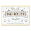 Vintage Bbq Rehearsal Dinner Invitation Card