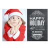Vintage Chalkboard | Holiday Photocard Invitation Card