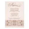 Vintage Elegance | Baptism Invitation Card