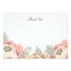Vintage Floral Thank You Note Card Invitation Card