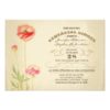 Vintage Flowers Rehearsal Dinner Invitation Card