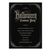 Vintage Formal Halloween Costume Party Invitation Card