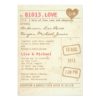Vintage Library Card Wedding Invitation Card