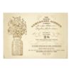 Vintage Mason Jar Rehearsal Dinner Invitation Card
