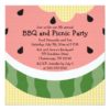Watermelon Picnic Invitations Square Invitation Card