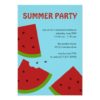 Watermelon Slices Summer Party Invitation Card