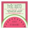 Watermelon Summer Party Invitation Square Invitation Card