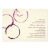 Wedding Bachelorette Party | Red Wine Theme Invitation Card