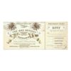 Wedding Boarding Pass Tickets Invitation Card