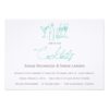 Wedding Cocktail Invitations | Blue Invitation Card