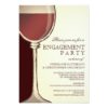 Wedding Engagement Party Aged Wine Themed Invitation Card