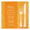 Wedding Rehearsal Dinner Invitations | Fine Dining Square Invitation Card
