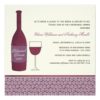 Wedding Rehearsal Dinner Invitations | Wine Theme Square Invitation Card