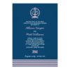 Wedding Rehearsal Dinner | Nautical Theme Invitation Card