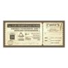 Wedding Vintage Ticket Invitation With Rsvp Design Invitation Card
