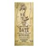 Western Cowboy Boots Vintage Save The Date Cards Invitation Card
