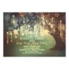 Whimsical String Lights Tree Rehearsal Dinner Invitation Card