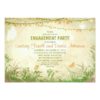Wildflowers And String Lights Engagement Party Invitation Card