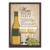 Wine Tasting Tuscan Old World Party Invitation Card