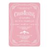 Blessings For Baby Girl Christening Invitation Card