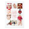 Year Of Photos Season'S Greetings Collage In Red Invitation Card
