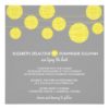 Yellow Hanging Paper Lanterns Wedding Invitation Square Invitation Card