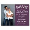 Vintage Label | Save The Date Announcement Postcard