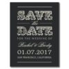 Sweet Vintage Wedding Save The Date - Charcoal Postcard
