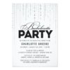 Glitter Look Bachelorette Party Invitation Card