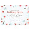 Confetti Holiday Party Invitation Card