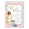 Girls Vintage Tea Party Invitation Card