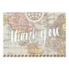 Rustic Vintage Travel Wedding Thank You Card