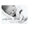 Welcome Sweet Girl - Photo Birth Announcement