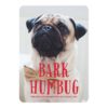 Bark Humbug Cute Puppy Dog | Holiday Photo Invitation
