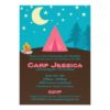 Camping Party Invitation