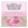 Cowgirl Princess Birthday Party Invitation