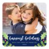 Festive Greenery Photo Holiday Card
